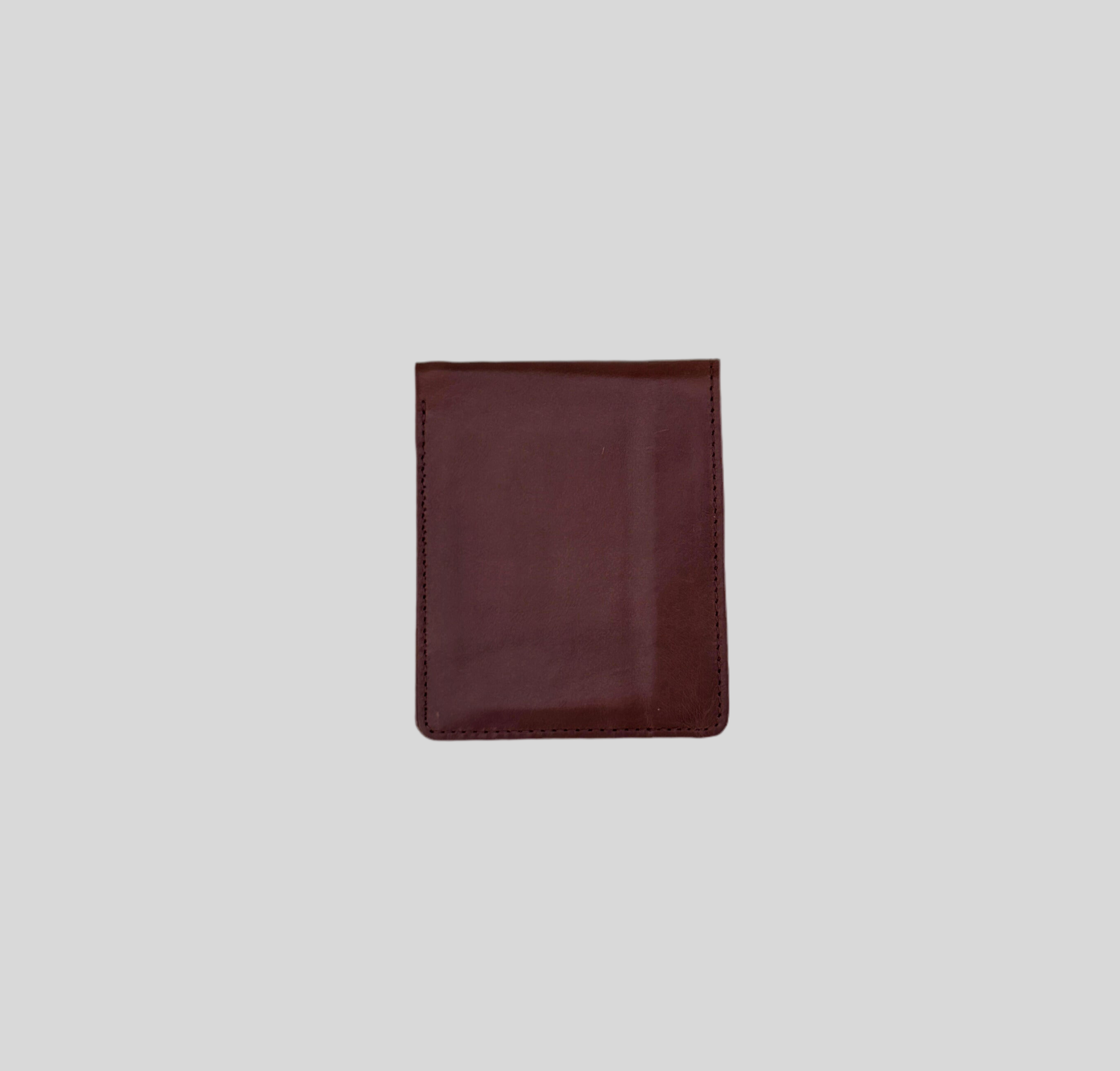 Chestnut Brown Smooth Leather Slim Bifold Wallet