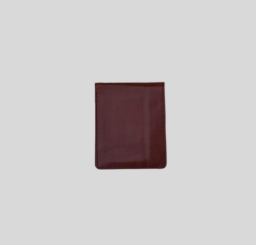 Chestnut Brown Smooth Leather Slim Bifold Wallet